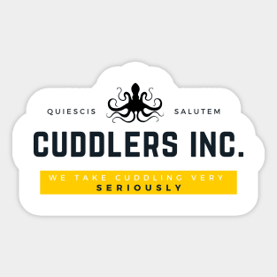 cuddlers inc. Sticker